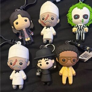 Beeetlejuice Keychain Set